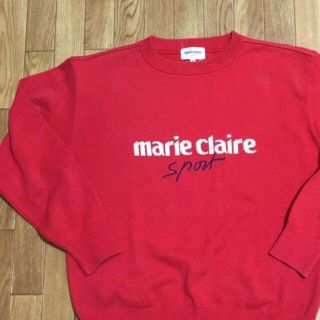 【新同】marie claire マリクレール　フリース　ドット　雪柄　刺繍