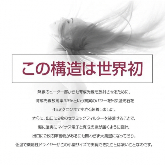 【最終値下げ】ルーヴルドー　復元ドライヤー　LOUVREDO スマホ/家電/カメラの美容/健康(ドライヤー)の商品写真