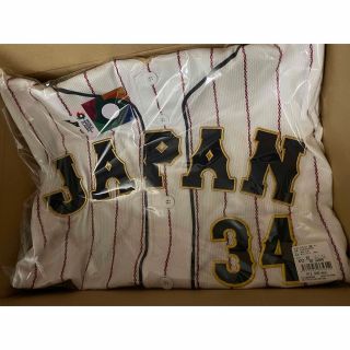 MIZUNO - WBC 2023 レプリカユニフォーム 刺繍 ホーム 34 吉田正尚の