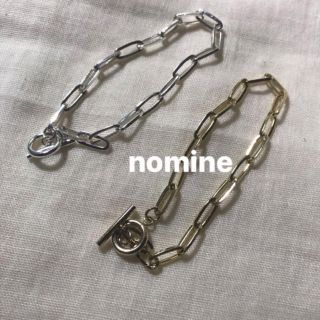 Nomine - NOMINEスクエアチェーンブレスレットゴールド＆シルバー2セット