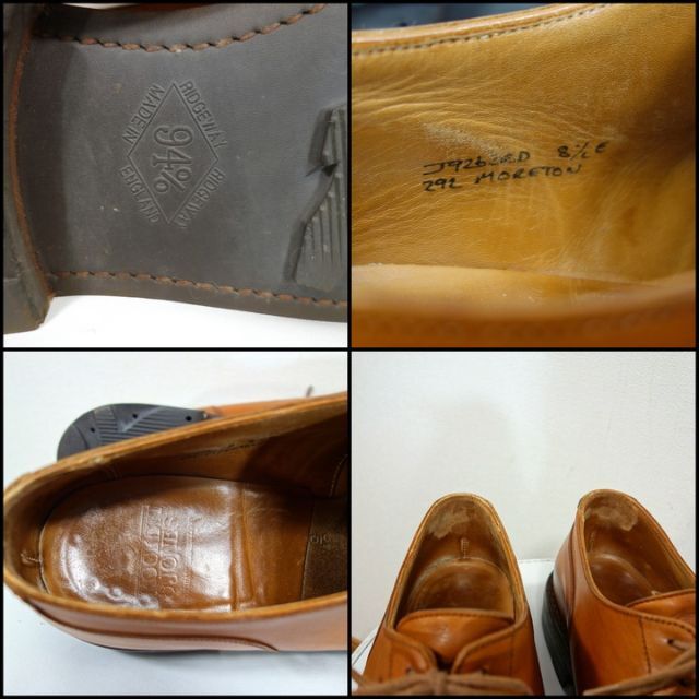 【定番】クロケットアンドジョーンズ Uチップシューズ MORETON