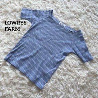 ローリーズファーム(LOWRYS FARM)のLOWRYS FARM ローリーズファーム　トップス　半袖　ボーダー(Tシャツ(半袖/袖なし))