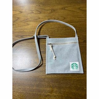 スターバックスコーヒー(Starbucks Coffee)のスターバックス　アップサイクルコットンボトルサコッシュ　デニムブルー(その他)