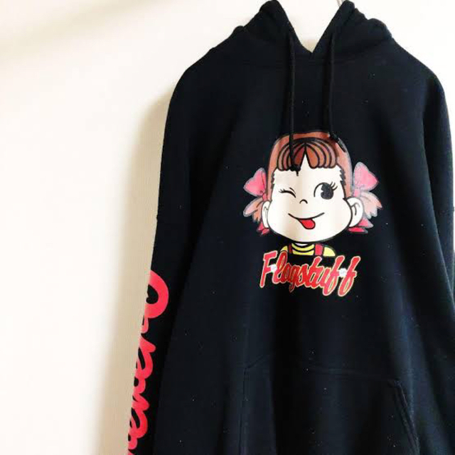 FLAG STUFF×BEAMS ペコちゃん パーカー フーディー 【お買得】 www