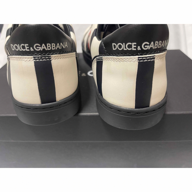 ドルガバ DOLCE&GABBANA  個性的 牛革 スニーカー