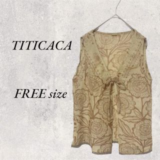 チチカカ(titicaca)のチチカカ　　薄手ベスト　FREE size(ベスト/ジレ)