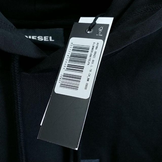 DIESEL(ディーゼル)の新品 L DIESEL ディーゼル フーディー パーカー SUMMERA84 メンズのトップス(パーカー)の商品写真