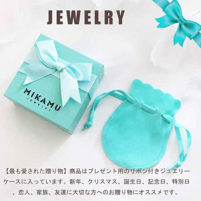 MIKAMU レディース ブレスレット 桜 花輪 高級 CZジルコニア シルバー 5