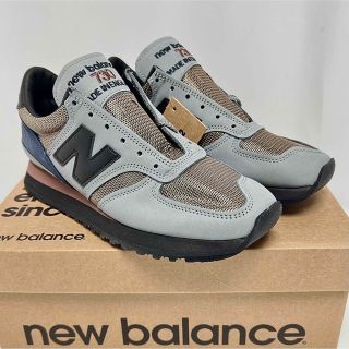 ニューバランス(New Balance)の25cm ニューバランス M730 NEW BALANCE 英国製 グレー 紺(スニーカー)