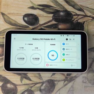 ギャラクシー(Galaxy)のGalaxy 5G Mobile Wi-Fi SCR01(PC周辺機器)