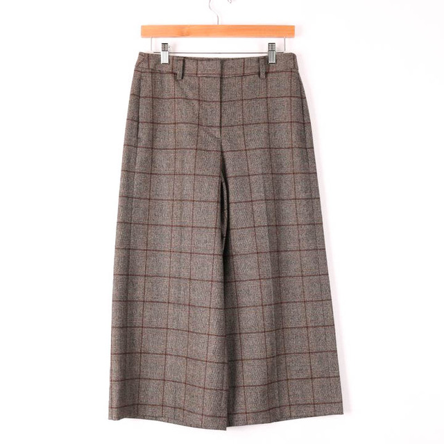 Theory luxe - セオリーリュクス ワイドパンツ ガウチョ チェック柄