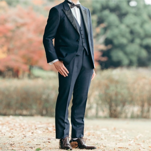 結婚式　タキシード　前撮り メンズのスーツ(セットアップ)の商品写真