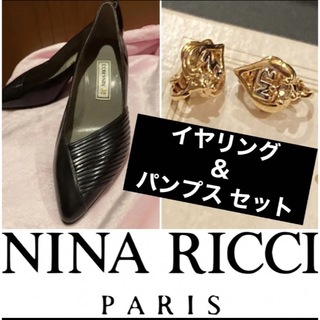 ニナリッチ(NINA RICCI)のNina Ricci ニナリッチ パンプス イヤリング セット(ハイヒール/パンプス)