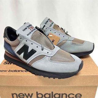 ニューバランス(New Balance)の30cm ニューバランス M730 NEW BALANCE 英国製 グレー 紺(スニーカー)