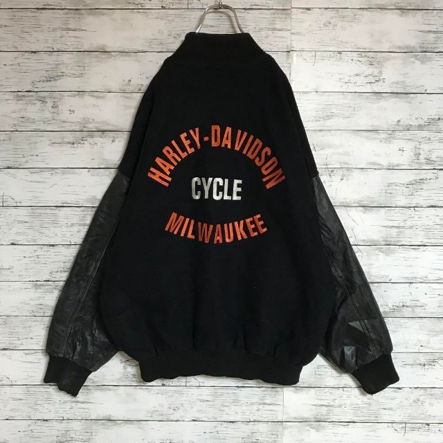 Harley Davidson - 【カナダ製】ハーレーダビッドソン☆背面刺繍