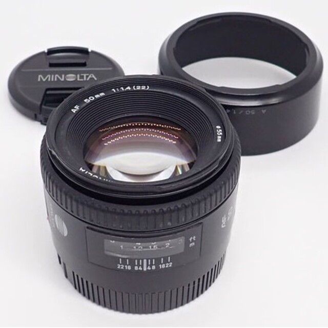 ☆ミノルタ MINOLTA AF 50mm F1.4 New 円形絞り SONY