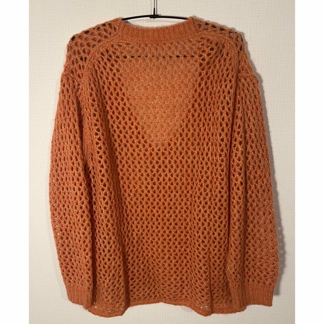 Ray BEAMS(レイビームス)のorange mesh Knit レディースのトップス(ニット/セーター)の商品写真