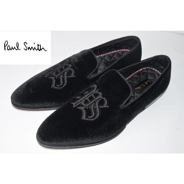 Paul Smith(ポールスミス)の新品☆Paul Smith ベルベット調 ローファー☆ブラック☆L 26,5㎝ メンズの靴/シューズ(ドレス/ビジネス)の商品写真