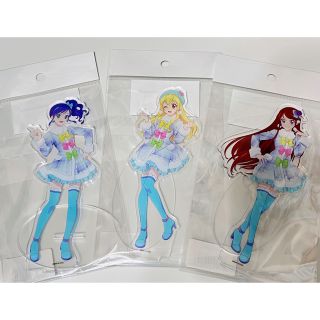 アイカツ(アイカツ!)の未開封　アイカツ　グラフアート　アクリルスタンド　星宮いちご　霧矢あおい　紫吹蘭(キャラクターグッズ)