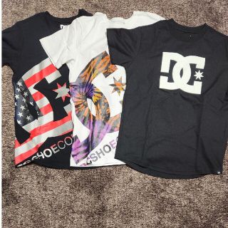 ディーシー(DC)の新品&新品同様DC3枚組Tシャツ150.160レディースS.M程度(Tシャツ/カットソー)