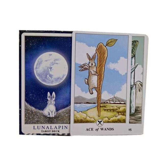 いつでも送料無料 占い うさぎ ウサギ 兎 タロットカード オラクル 占星術 ルナラパン 入門 月