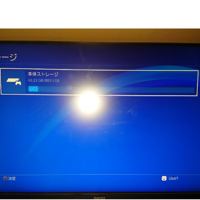 PS4PRO 内蔵SSD1TB換装済