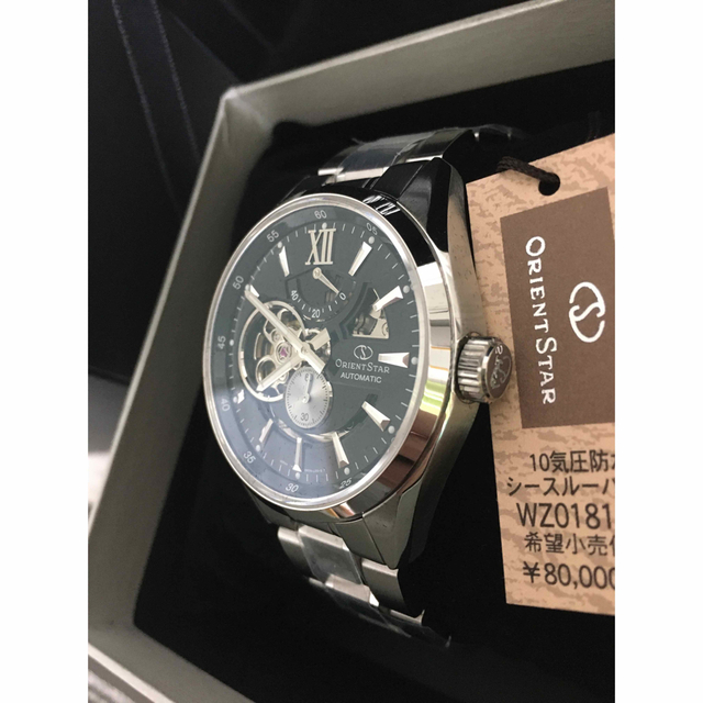 35%OFF】 ORIENT WZ0181DK モダンスケルトン メンズ オリエントスター