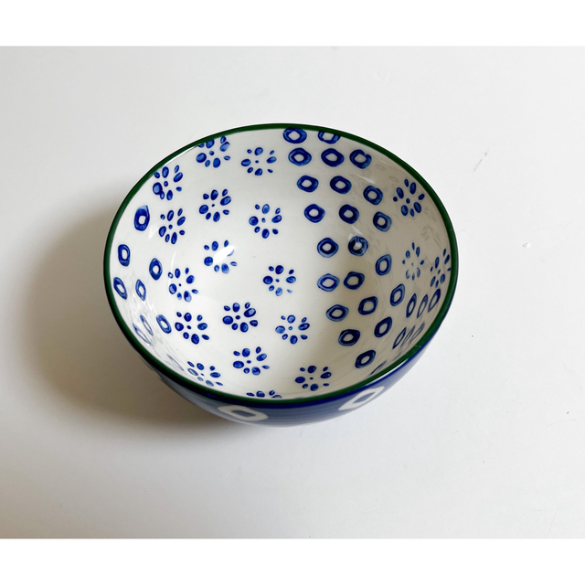 Anthropologie(アンソロポロジー)のANTHROPOLOGIE 茶碗　青① インテリア/住まい/日用品のキッチン/食器(食器)の商品写真