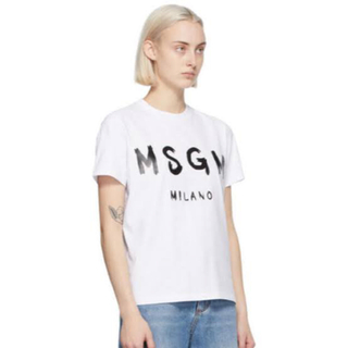 定価18700円　一回着用のみ　MSGM  XS ロゴカットソー　Tシャツ