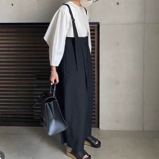 LOHEN ローヘン　サスペンダーエッグパンツ　グレー　36