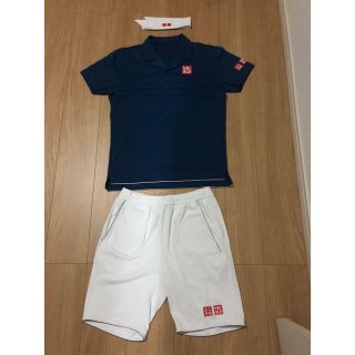 ユニクロ(UNIQLO)のユニクロ 錦織 フェデラー シャツ パンツ テニス バンダナ ヘッドバンド(ウェア)