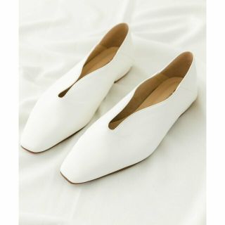 ロデスコ(RODE SKO)の【IVORY】『MADE IN JAPAN』Vカット2WAYパンプス(ハイヒール/パンプス)