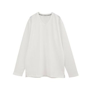 メンズメルローズ(MEN'S MELROSE)の【ホワイト】リンクスストライプロングスリーブTシャツ(その他)