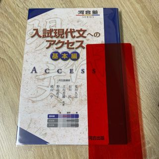 入試現代文へのアクセス 基本編 (語学/参考書)