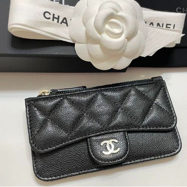 完璧 CHANEL - CHANEL シャネル ミニ財布 カードケース マトラッセ