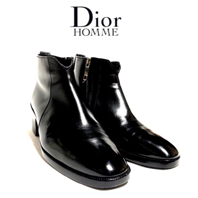 DIOR HOMME(ディオールオム)のDior homme エディスリマン　レザー　ヒールブーツ　ディオールオム メンズの靴/シューズ(ブーツ)の商品写真