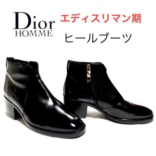 ディオールオム(DIOR HOMME)のDior homme エディスリマン　レザー　ヒールブーツ　ディオールオム(ブーツ)