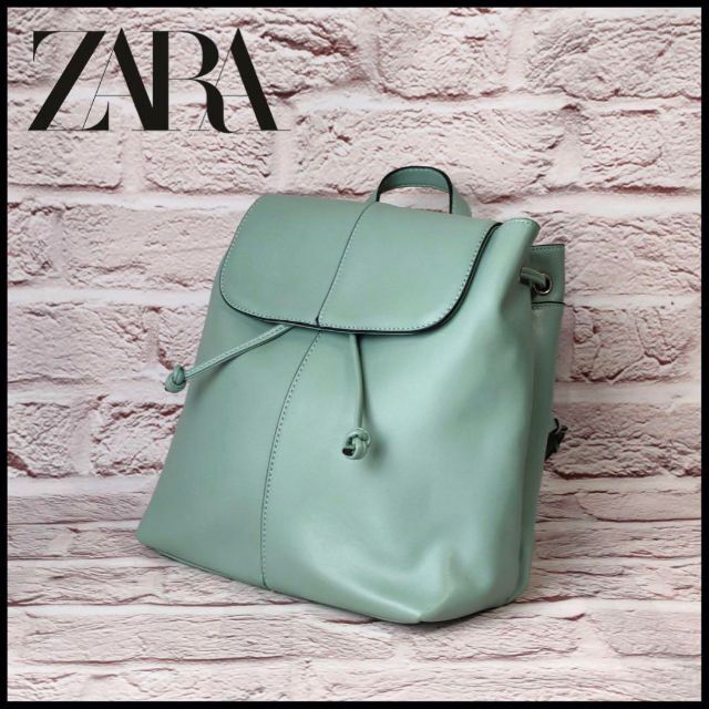 ZARA コントラストバックパック