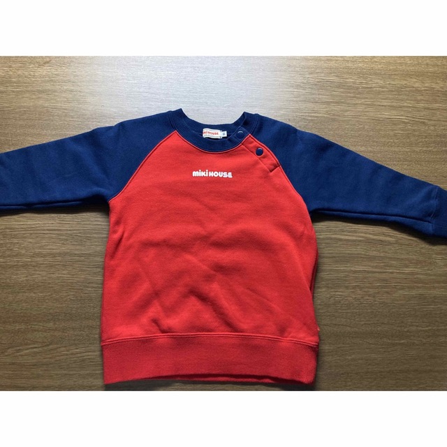 mikihouse - 【室内試着のみ美品】ミキハウス MIKIHOUSE バックロゴ
