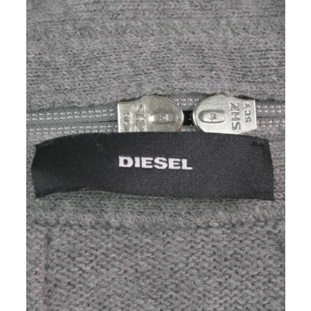 DIESEL(ディーゼル)のDIESEL ディーゼル カーディガン XS グレー 【古着】【中古】 レディースのトップス(カーディガン)の商品写真