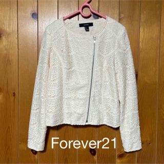 フォーエバートゥエンティーワン(FOREVER 21)の卒業式 forever21 レース ライダースジャケット(ライダースジャケット)