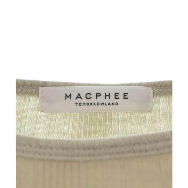 MACPHEE(マカフィー)のMACPHEE マカフィー Tシャツ・カットソー S ベージュ 【古着】【中古】 レディースのトップス(カットソー(半袖/袖なし))の商品写真