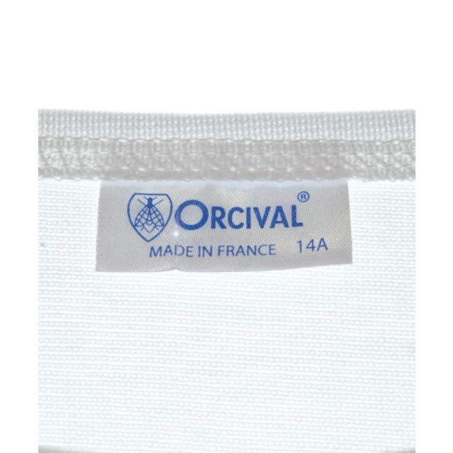 ORCIVAL(オーシバル)のORCIVAL Tシャツ・カットソー 14A(M位) 白x青(ボーダー) 【古着】【中古】 レディースのトップス(カットソー(半袖/袖なし))の商品写真