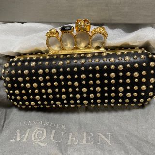 Alexander McQUEEN マックイーン　クラッチバッグ　ビニル　レザー