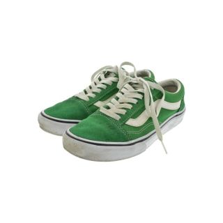 ヴァンズ(VANS)のVANS バンズ スニーカー 24cm 緑 【古着】【中古】(スニーカー)