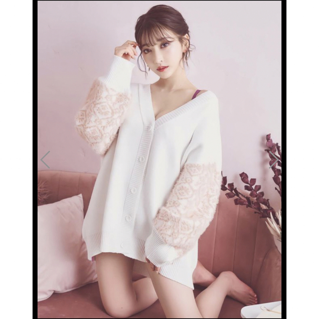 SNIDEL(スナイデル)のlemura  レミュラ  Jacquard Cardigan Onepiece レディースのトップス(カーディガン)の商品写真