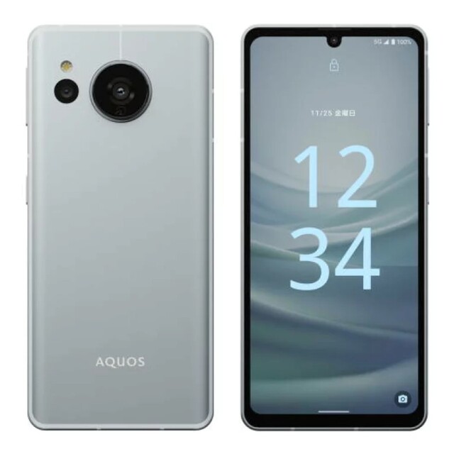 AQUOS sense 7 SH-M24 ブルー ＆ケース＆ガラスフィルム２枚