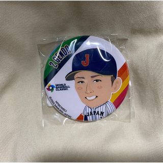 サイタマセイブライオンズ(埼玉西武ライオンズ)のWBC 侍ジャパン 缶バッジ ガチャ 源田壮亮　埼玉西武ライオンズ(スポーツ選手)