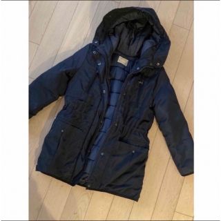 ザラキッズ(ZARA KIDS)のZara Girlds ザラ　152 150 コート　中綿　ネイビー　紺(コート)