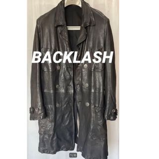ISAMUKATAYAMA BACKLASH - BACKLASH【キップ】ダブルレザーコートの